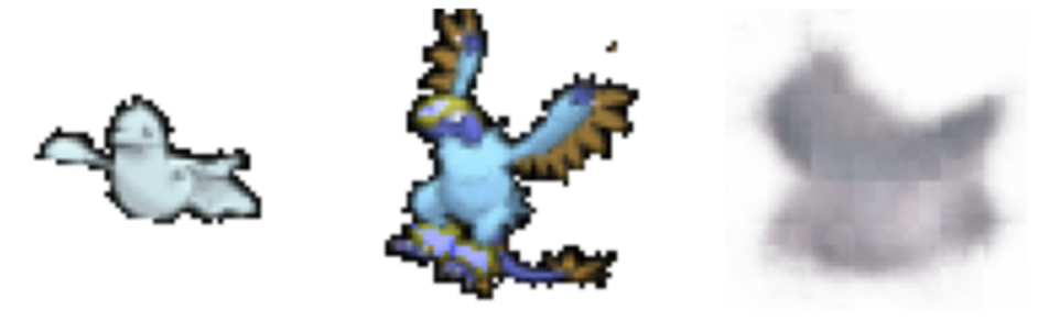 Pokemon-style outputs across models