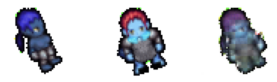 Tiny Hero outputs across models